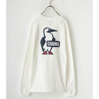 チャムス(CHUMS)のチャムス　新品未使用タグ付き　Tシャツ　ホワイトL(Tシャツ/カットソー(七分/長袖))