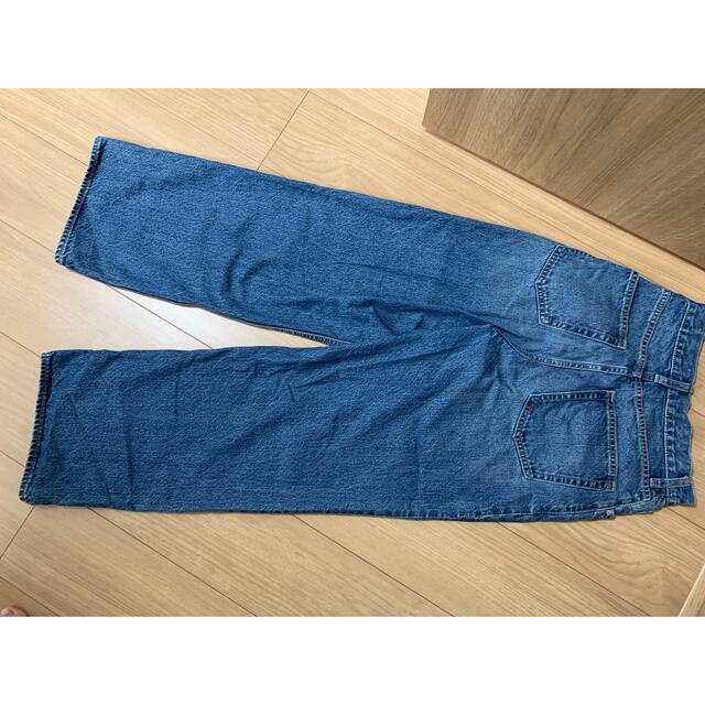 AZUL by moussy(アズールバイマウジー)のHIGH WAIST DENIM WIDE ２ S レディースのパンツ(デニム/ジーンズ)の商品写真