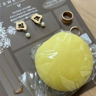 シマムラ(しまむら)の新品　しまむら　terawearemu TRアクセサリーセット-H イエロー(ネックレス)