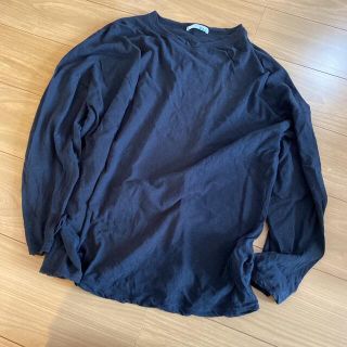 キャナルジーン(CANAL JEAN)のcanaljean viaj トップス　長袖　ブラック(Tシャツ(長袖/七分))