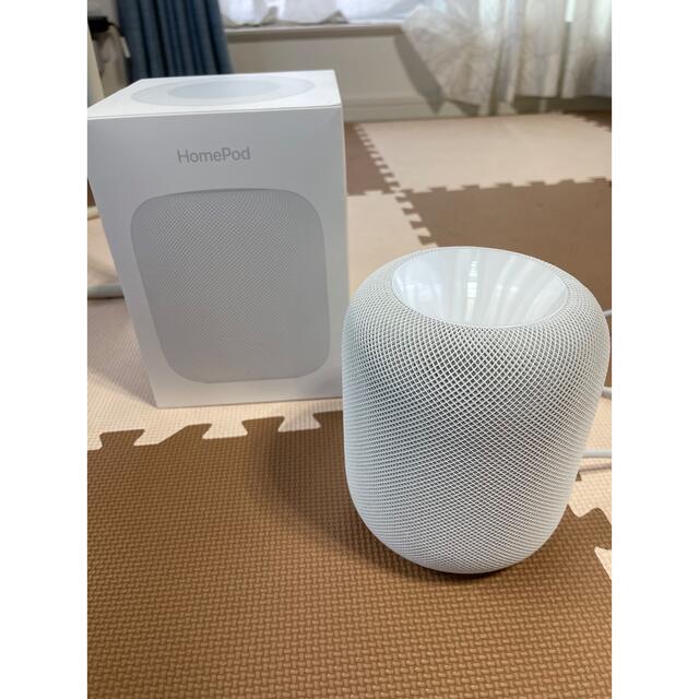 Apple(アップル)のAPPLE スマートスピーカー HOMEPOD ホワイト スマホ/家電/カメラのオーディオ機器(スピーカー)の商品写真