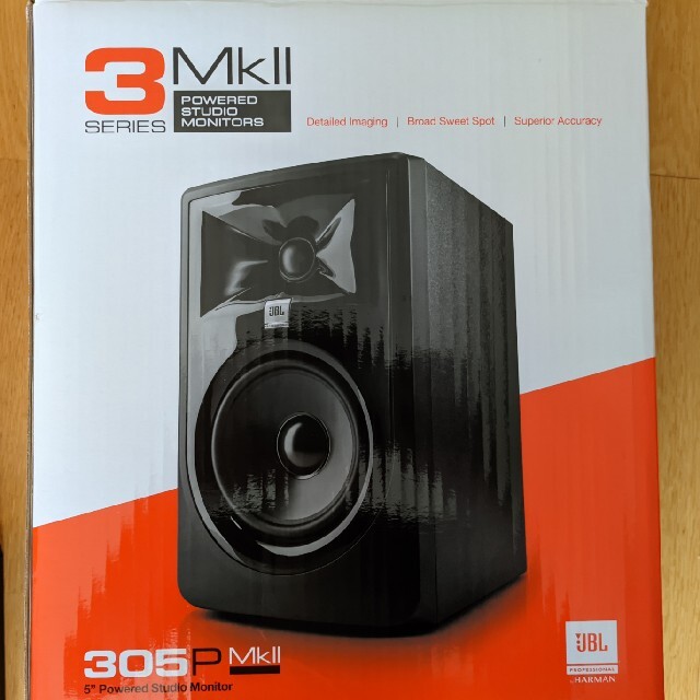 JBL 305P Mk2 モニタースピーカー(ケーブル付) JBL 305P Mk2 モニタースピーカー(ケーブル付)