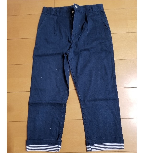 GU(ジーユー)のGU  七分丈 パンツ 男の子 150 キッズ/ベビー/マタニティのキッズ服男の子用(90cm~)(パンツ/スパッツ)の商品写真