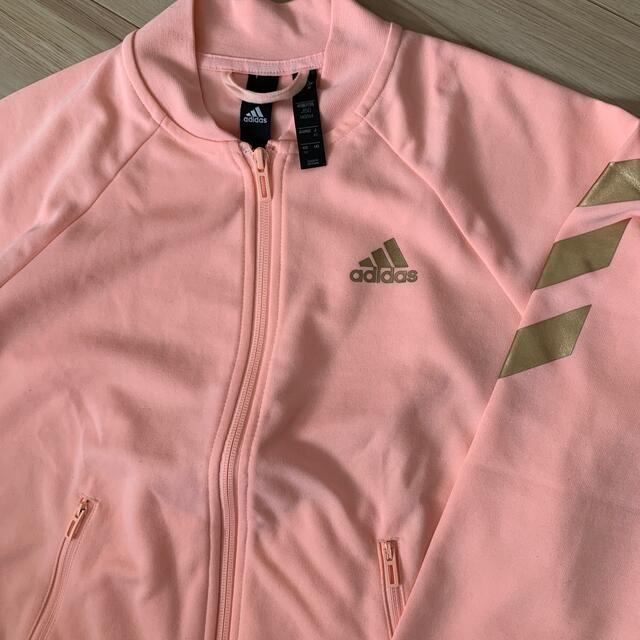 adidas(アディダス)のadidasジャージ上下☆150 キッズ/ベビー/マタニティのキッズ服女の子用(90cm~)(パンツ/スパッツ)の商品写真