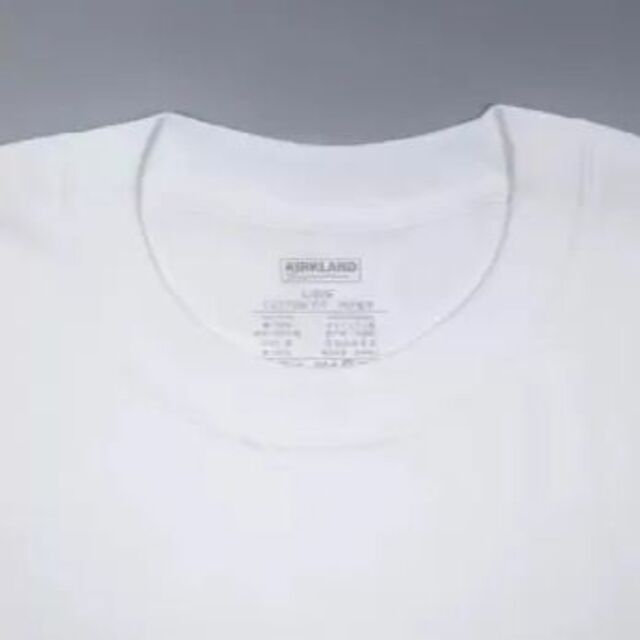 コストコ(コストコ)のコストコ カークランド メンズTシャツ Mサイズ 6枚組 ホワイト メンズのトップス(Tシャツ/カットソー(半袖/袖なし))の商品写真