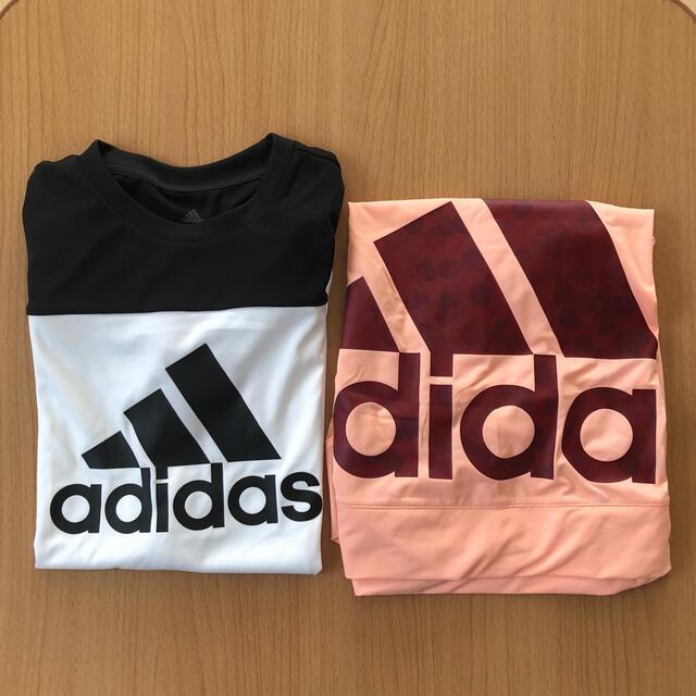 adidas(アディダス)のadidas Tシャツ キッズ160２枚 キッズ/ベビー/マタニティのキッズ服男の子用(90cm~)(Tシャツ/カットソー)の商品写真