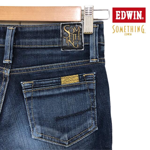 SOMETHING(サムシング)の【SOMETHING】EDWIN デニム 豹柄 レディースのパンツ(デニム/ジーンズ)の商品写真