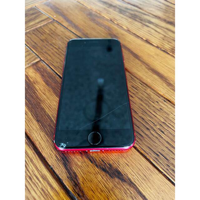 Apple(アップル)のiPhone se2 128GB SIMフリー RED ジャンク品 スマホ/家電/カメラのスマートフォン/携帯電話(スマートフォン本体)の商品写真