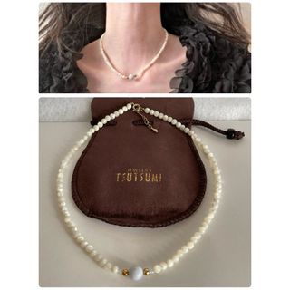 ジュエリーツツミ(JEWELRY TSUTSUMI)のジュエリーツツミ　⚪️ムーンストーンネックレス　白色　ラベンダー色(ネックレス)