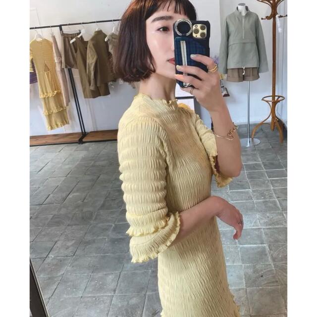 meer シャーリングドレス ワンピース | www.jarussi.com.br