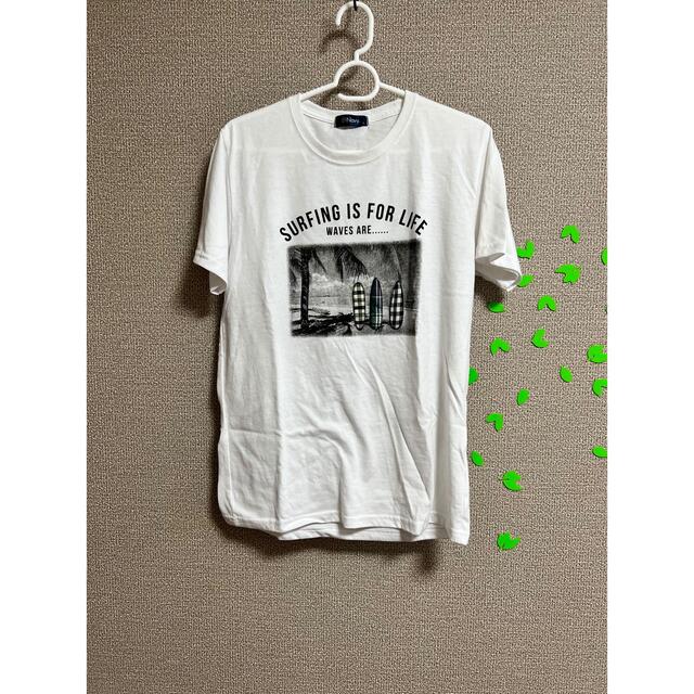 Navy プリントTシャツLサイズ メンズのトップス(Tシャツ/カットソー(半袖/袖なし))の商品写真