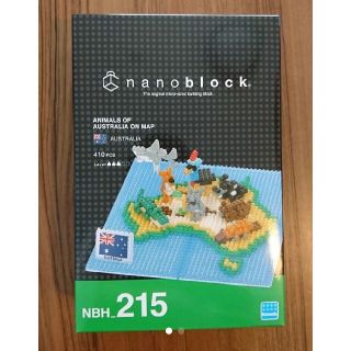 カワダ(Kawada)のナノブロック nanoblock オーストラリアの地図 海外限定 NBH-215(模型/プラモデル)