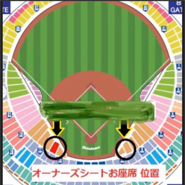 横浜DeNAベイスターズ(ヨコハマディーエヌエーベイスターズ)の横浜ベイスターズ　観戦ペアチケット チケットのスポーツ(野球)の商品写真