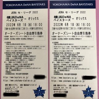 ヨコハマディーエヌエーベイスターズ(横浜DeNAベイスターズ)の横浜ベイスターズ　観戦ペアチケット(野球)