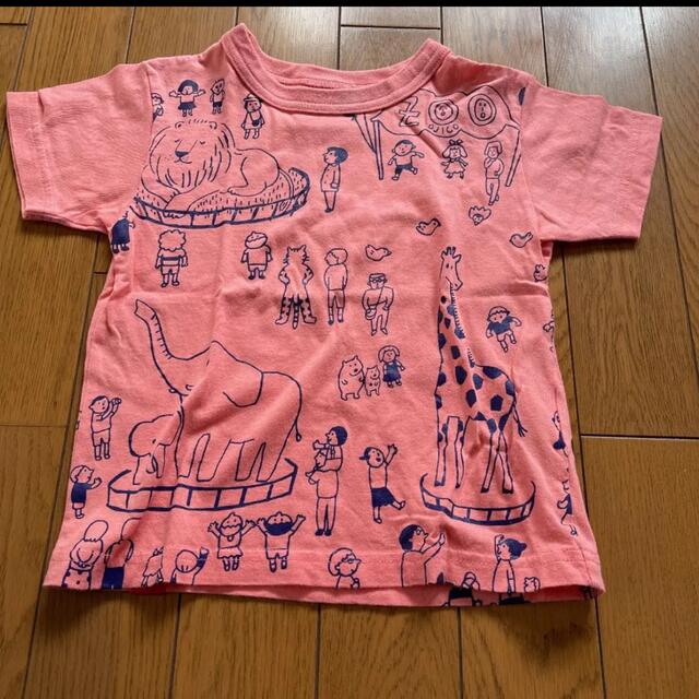 OJICO(オジコ)のOJICO Tシャツ zoo 4Aサイズ キッズ/ベビー/マタニティのキッズ服女の子用(90cm~)(Tシャツ/カットソー)の商品写真