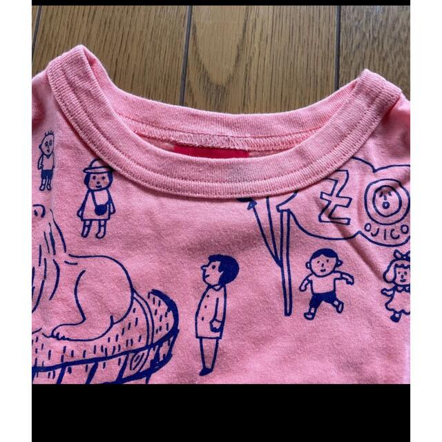 OJICO(オジコ)のOJICO Tシャツ zoo 4Aサイズ キッズ/ベビー/マタニティのキッズ服女の子用(90cm~)(Tシャツ/カットソー)の商品写真
