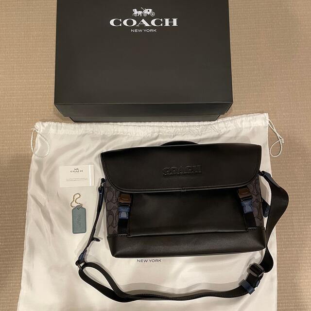 即納得価】 COACH - コーチ☆リーグ バイク バッグ シグネチャー ジャ