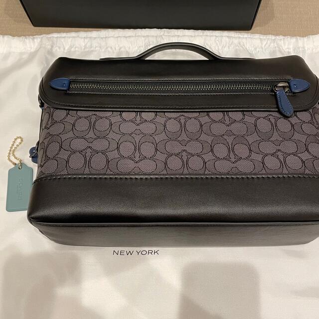 即納得価】 COACH - コーチ☆リーグ バイク バッグ シグネチャー ジャ