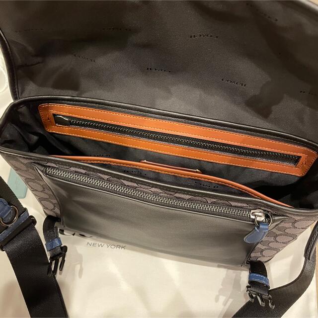 即納得価】 COACH - コーチ☆リーグ バイク バッグ シグネチャー ジャ