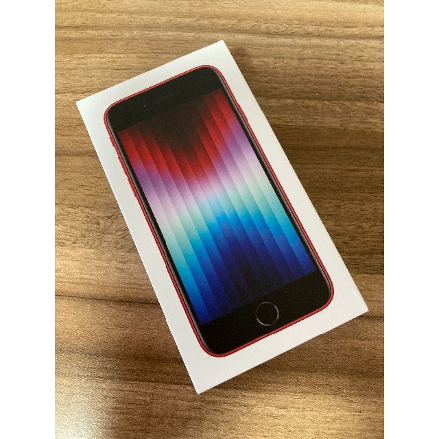 新品未使用 iPhone SE 第3世代 64GB SE3 レッド ①