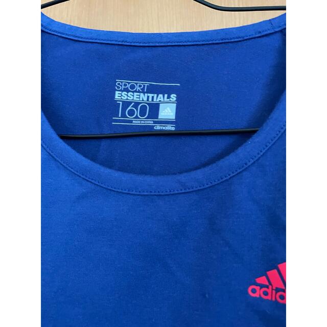 adidas(アディダス)のadidas アディダス Tシャツ キッズ/ベビー/マタニティのキッズ服女の子用(90cm~)(Tシャツ/カットソー)の商品写真