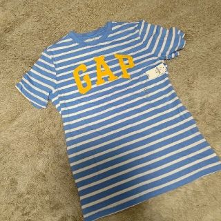 ギャップキッズ(GAP Kids)の新品未使用タグ付きのGAP KIDS(ギャップ キッズ) ボーダー 半袖 140(Tシャツ/カットソー)