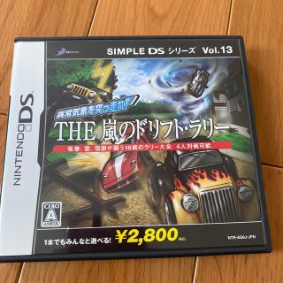 ニンテンドーDS(ニンテンドーDS)のSIMPLE DSシリーズ Vol.13 異常気象を突っ走れ！ THE 嵐のドリ(携帯用ゲームソフト)