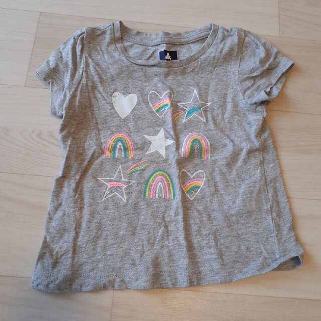 GAP(ギャップ)のGAP　90サイズ　半袖　2枚セット キッズ/ベビー/マタニティのキッズ服女の子用(90cm~)(Tシャツ/カットソー)の商品写真