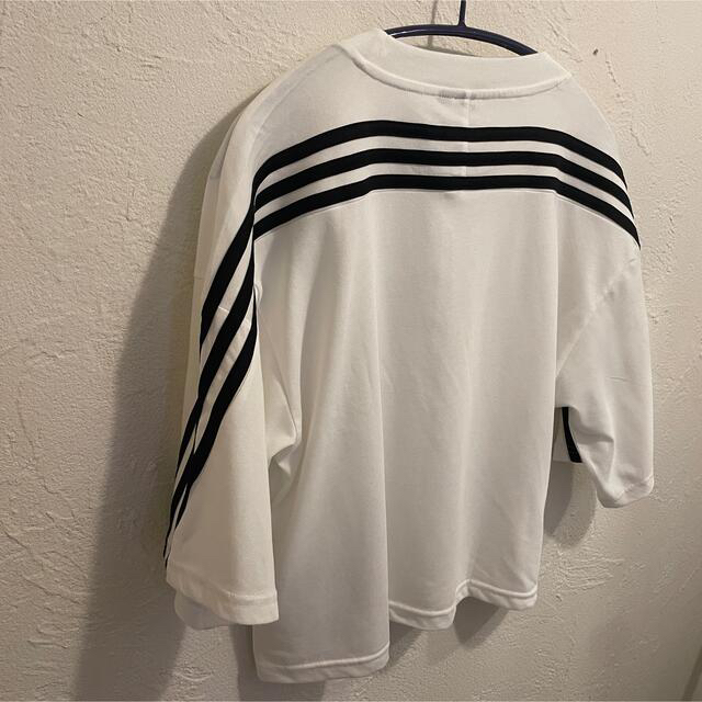 adidas(アディダス)の新品アディダスホワイトTシャツレディース レディースのトップス(Tシャツ(半袖/袖なし))の商品写真