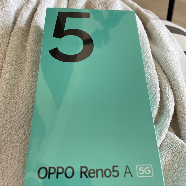 9/25購入新品未開封　OPPO Reno 5A アイスブルー eSIM対応版