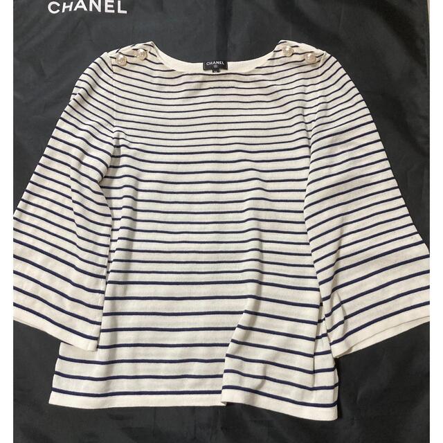 CHANEL♥肩ボタン　ボートネック　カットソー