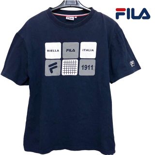 フィラ(FILA)の【FILA】Tシャツ L ネイビー フィラ(Tシャツ/カットソー(半袖/袖なし))