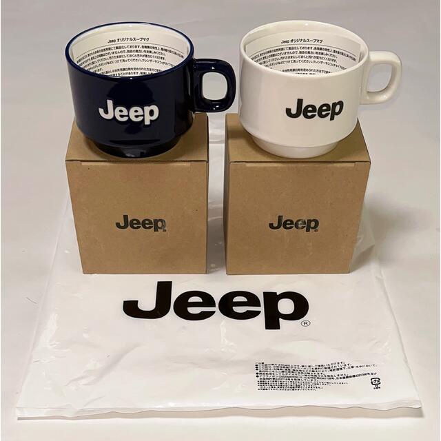 Jeep(ジープ)の【非売品！新品未使用】Jeep スープマグカップ インテリア/住まい/日用品のキッチン/食器(グラス/カップ)の商品写真