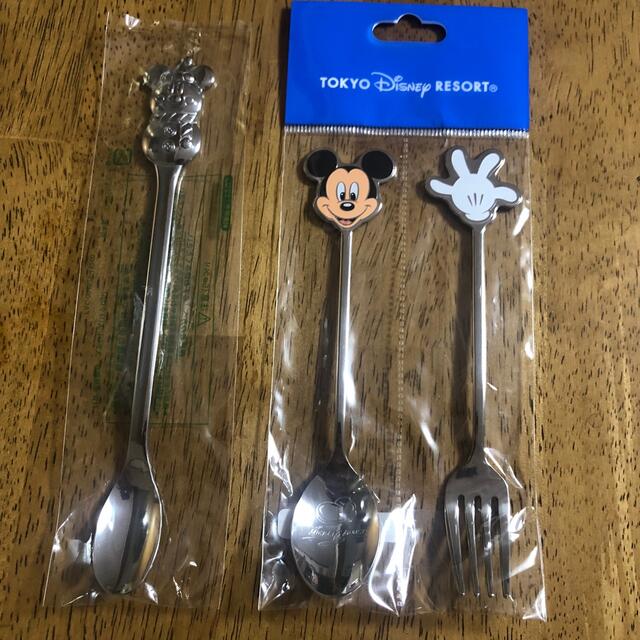 Disney - 【ディズニー】カトラリー セット スプーン フォークの Disney - 【ディズニー】カトラリー セット スプーン フォークの