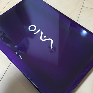 VAIO 綺麗なパープル Windows10 美品(ノートPC)