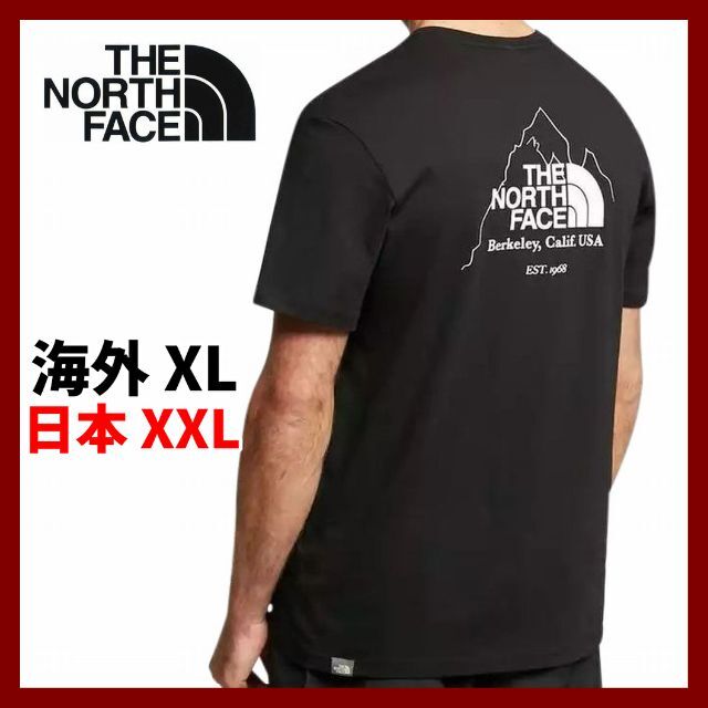 THE NORTH FACE(ザノースフェイス)のノースフェイス 半袖Tシャツ Biner Graphic 4 黒 XLサイズ メンズのトップス(Tシャツ/カットソー(半袖/袖なし))の商品写真