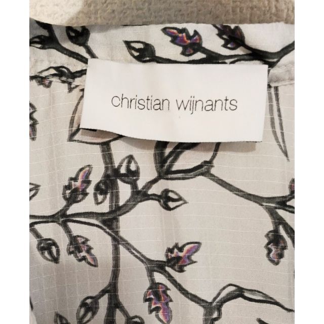 DRIES VAN NOTEN(ドリスヴァンノッテン)のかなこさん専用　CHRISTIAN WIJNANTS ワイナンツ シルク ドレス レディースのワンピース(ロングワンピース/マキシワンピース)の商品写真