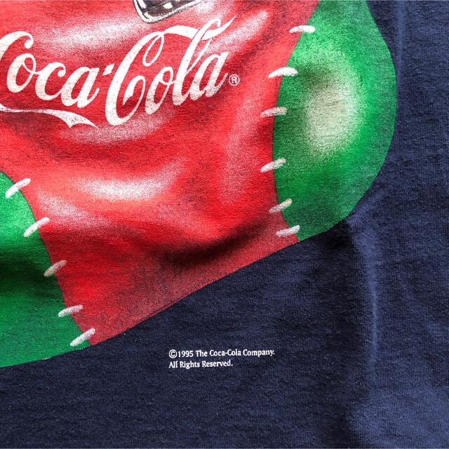 コカ・コーラ(コカコーラ)のCoca-Cola Tシャツ　USA製 95年製　vintage 企業物 メンズのトップス(Tシャツ/カットソー(半袖/袖なし))の商品写真