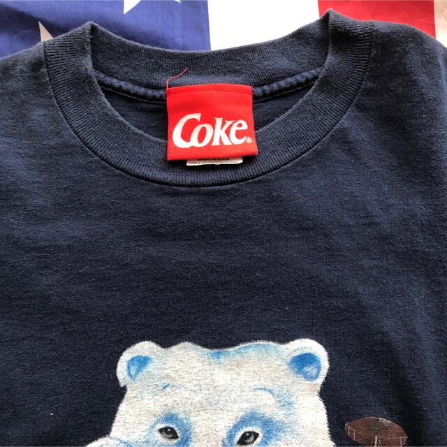 コカ・コーラ(コカコーラ)のCoca-Cola Tシャツ　USA製 95年製　vintage 企業物 メンズのトップス(Tシャツ/カットソー(半袖/袖なし))の商品写真