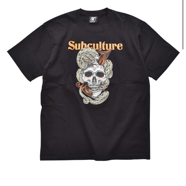 Tシャツ/カットソー(半袖/袖なし)SubCulture  SKULLSNAKE TSHIRT