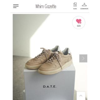 Whim Gazette - D.A.T.E. デイト Whim Gazette 別注ローカット