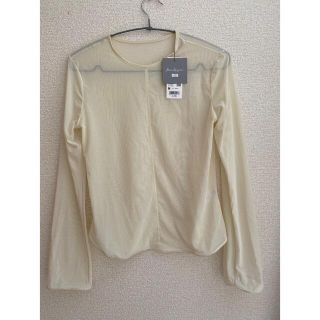 マメ(mame)のmame UNIQLO シアークルーネックシャツ(Tシャツ/カットソー(七分/長袖))