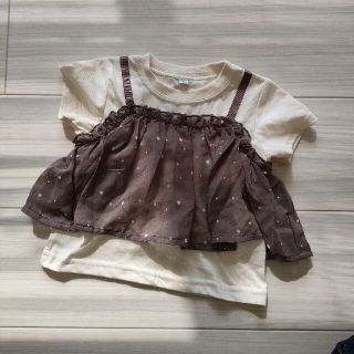 ニシマツヤ(西松屋)の80サイズ　女の子　Tシャツ(Ｔシャツ)