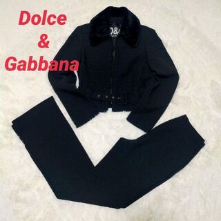 ドルチェアンドガッバーナ(DOLCE&GABBANA)のドルチェ&ガッバーナ セットアップ Dolce&Gabbana ブラック 40(スーツ)