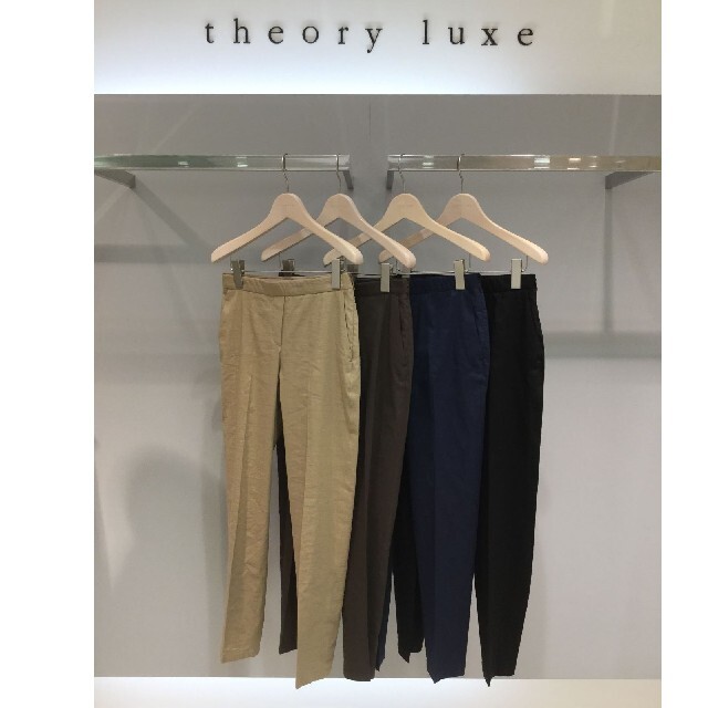 Theory luxe - セオリーリュクス 麻クロップドパンツ クランチ ...