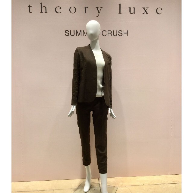 Theory luxe - セオリーリュクス 麻クロップドパンツ クランチ ...