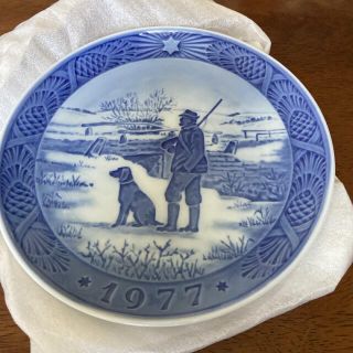 ロイヤルコペンハーゲン(ROYAL COPENHAGEN)の新品未使用　ロイヤルコペンハーゲンイヤープレート1977年(陶芸)