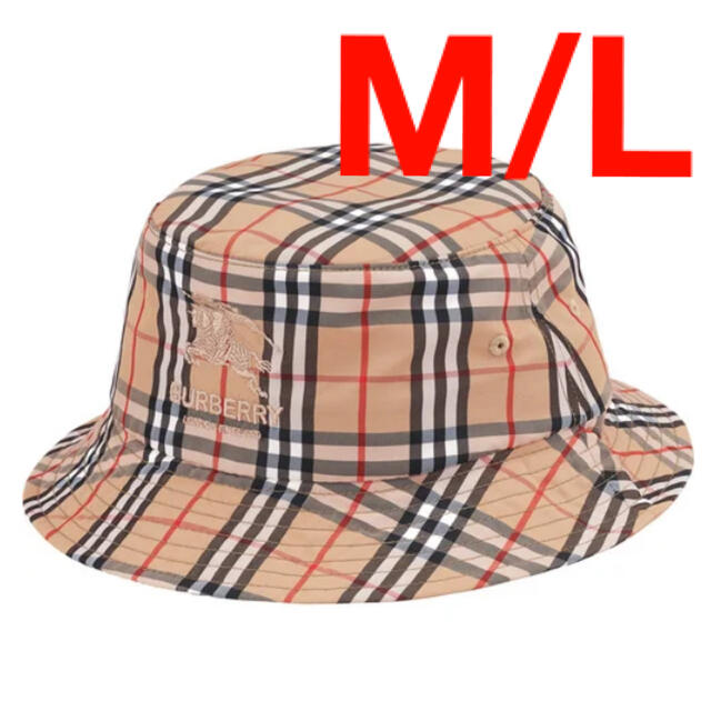Supreme(シュプリーム)の【M/L】 Supreme / Burberry Crusher  Beige メンズの帽子(ハット)の商品写真