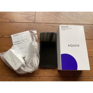 アクオス(AQUOS)のAQUOS Sense3 lite SH-RM12 ブラック(携帯電話本体)