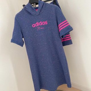 アディダス(adidas)のadidas neo ワンピース　スカート　セット(ひざ丈ワンピース)